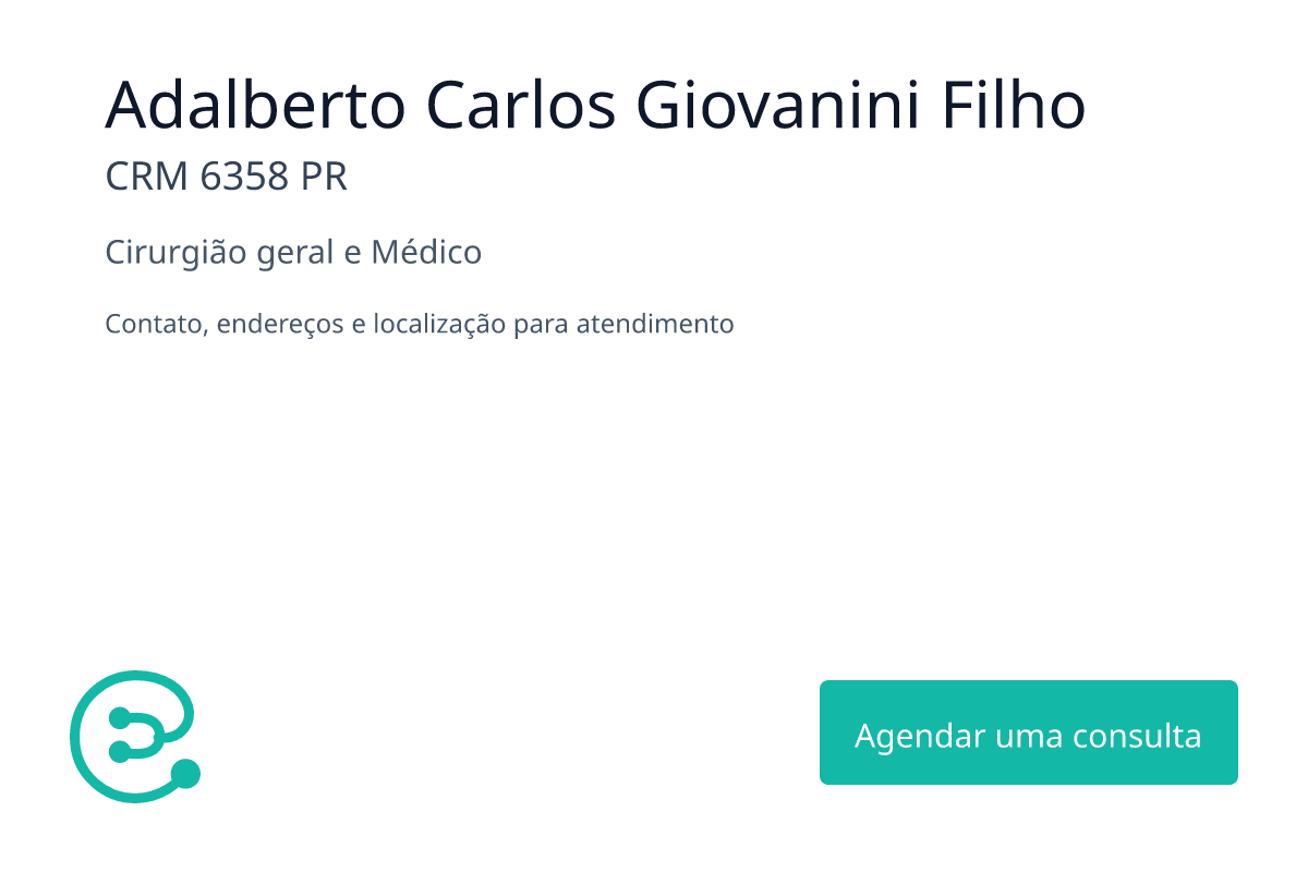 Adalberto Carlos Giovanini Filho Cirurgi O Geral Em Umuarama Pr