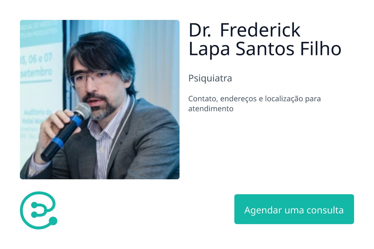 Dr. Frederick Lapa Santos Filho, Especialista Psiquiatra em Recife PE